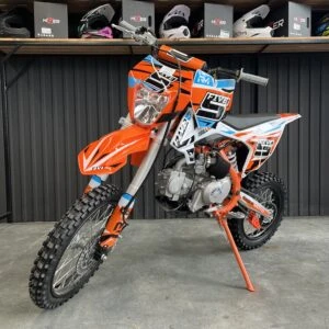 Питбайк Regulmoto FIVE EA (полуавтомат КПП) (Оранжевый/белый, 303522-2) от официального дилера Darexmoto