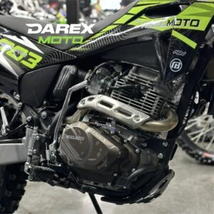 Мотоцикл эндуро Regulmoto Sport-003 PR PRO (черный зеленый) с ПТС  от официального дилера Darexmoto