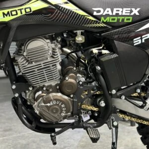 Мотоцикл эндуро Regulmoto Sport-003 PR PRO (черный зеленый) с ПТС  от официального дилера Darexmoto