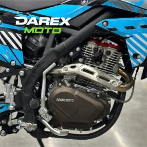 Мотоцикл эндуро Regulmoto ZR PR 4 valves (Черный/ синий, 300004-1) с ПТС  от официального дилера Darexmoto