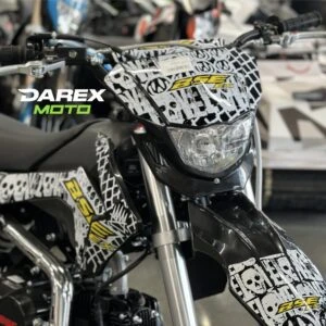 Питбайк BSE EX 125e 17/14 Max13 White Yellow 1  от официального дилера Darexmoto