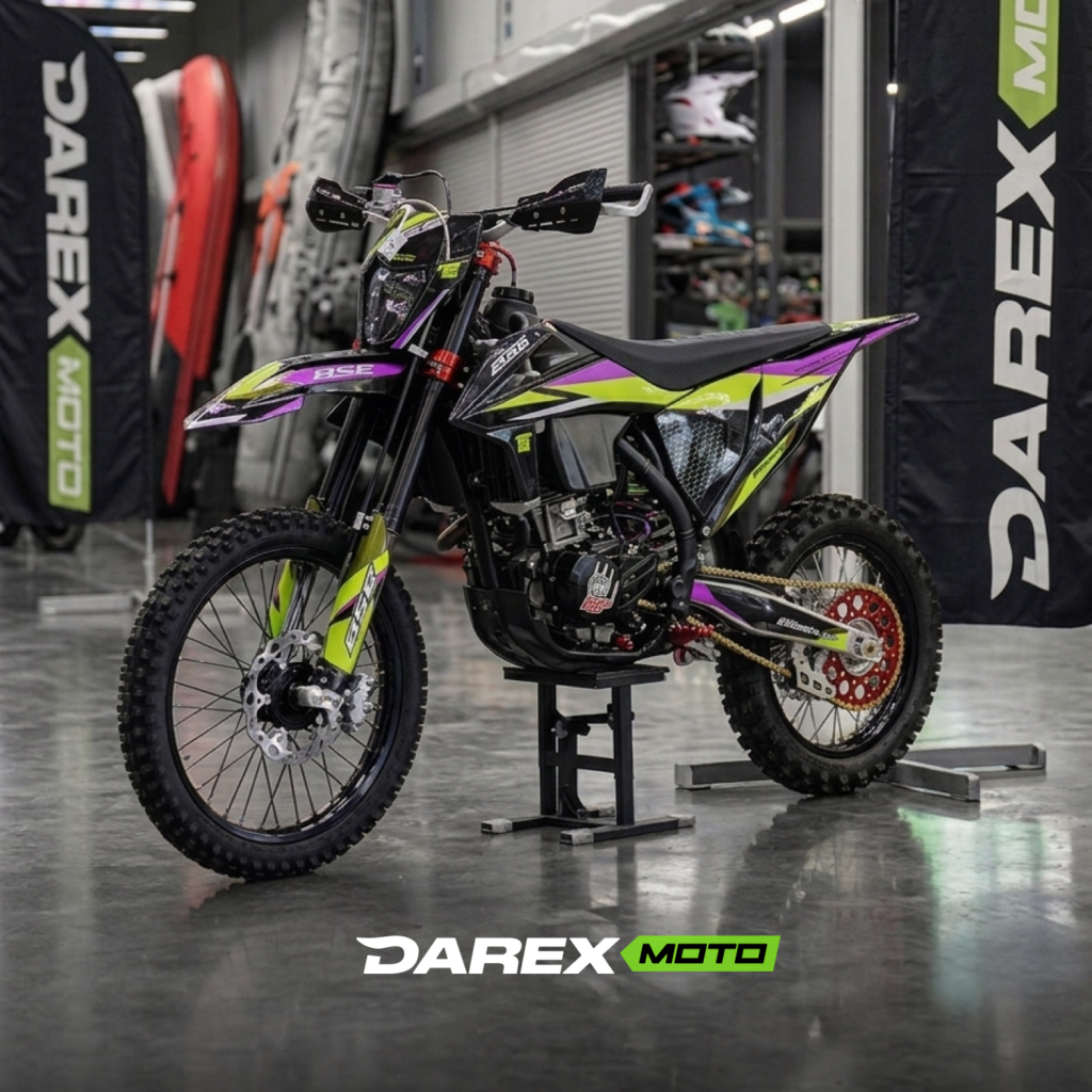Мотоцикл эндуро BSE T8 Neon Storm Sport