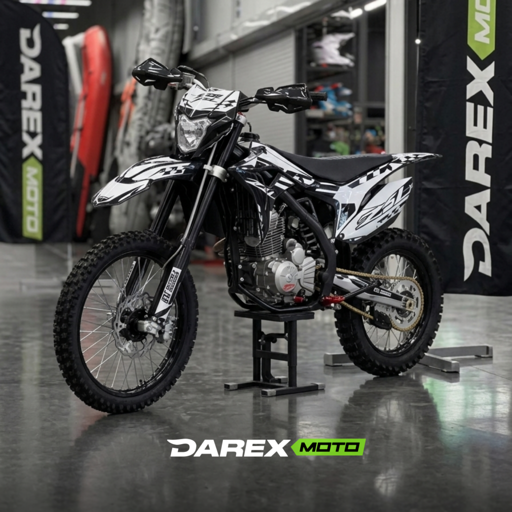 Мотоцикл эндуро BSE Z5 L White Black