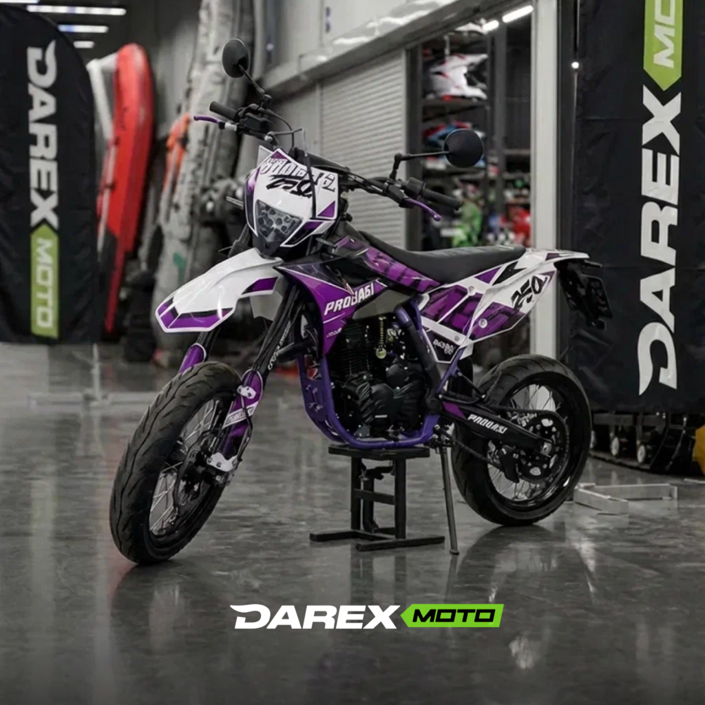 Мотоцикл эндуро PROGASI Super Max 250 SM (Purple) с ПТС