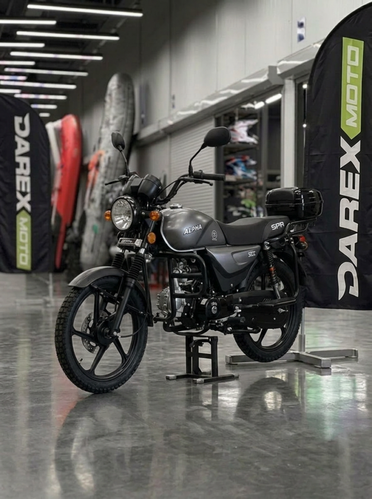 Мотоцикл (Мопед) SPRMOTORS ALPHA NEW+ серый