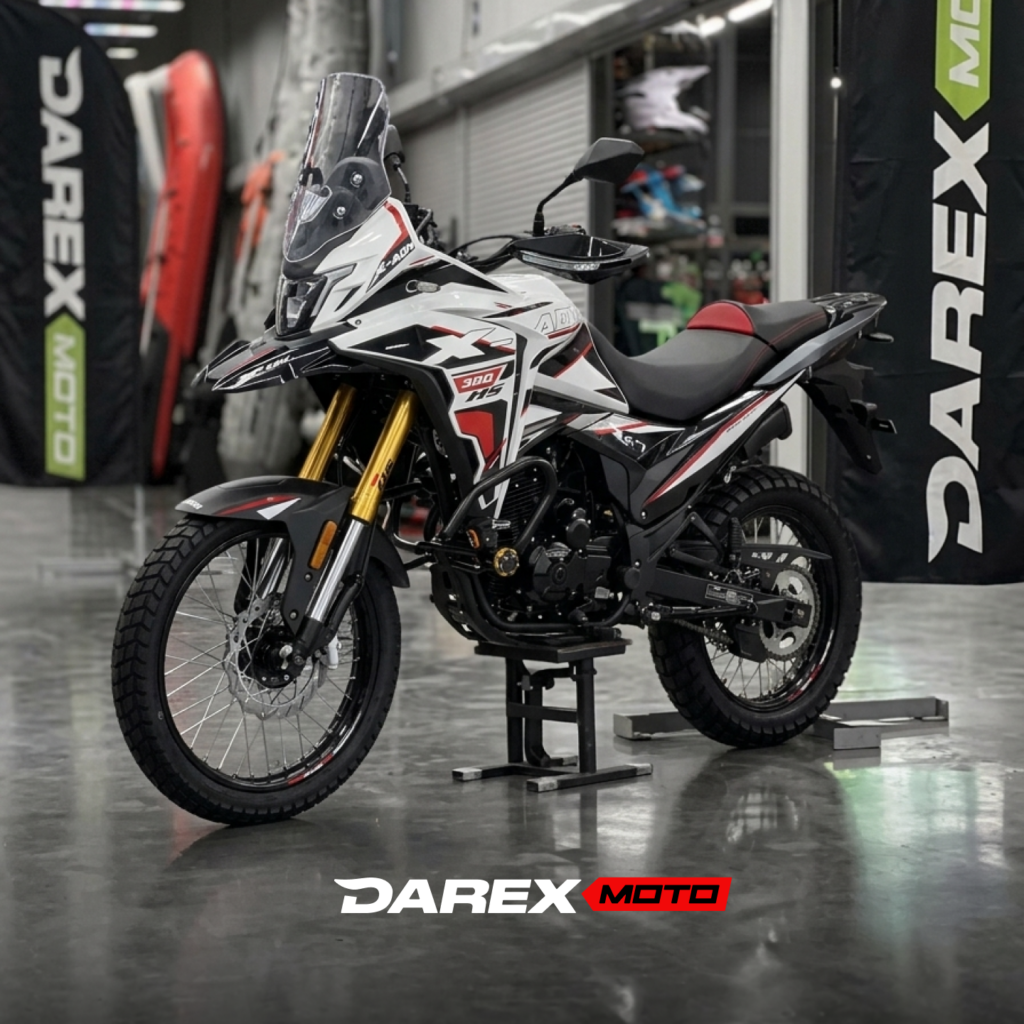 Мотоцикл эндуро 300 ENDURO GARET 19/17 белый с ПТС