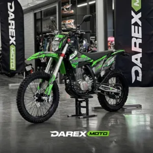 Мотоцикл кроссовый Motoland XT300 HS (175FMM) (BB-300cc) зеленый  от официального дилера Darexmoto