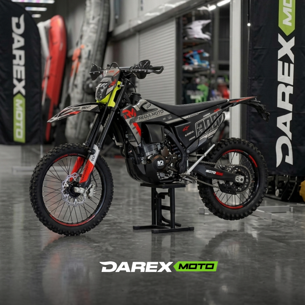 Мотоцикл эндуро Regulmoto LEGEND 300 (Черный/ красный) с ПТС