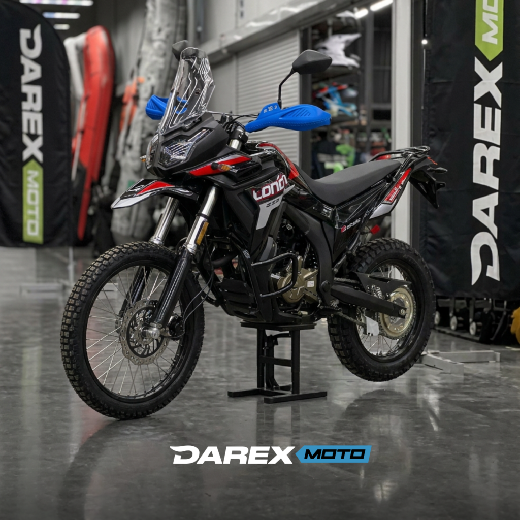 Мотоцикл эндуро Loncin DS250 Rally (черный) с ПТС