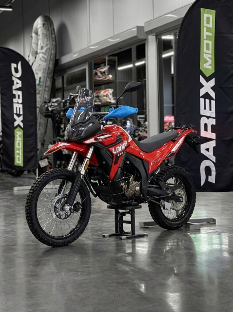 Мотоцикл эндуро Loncin DS250 Rally (красный) с ПТС