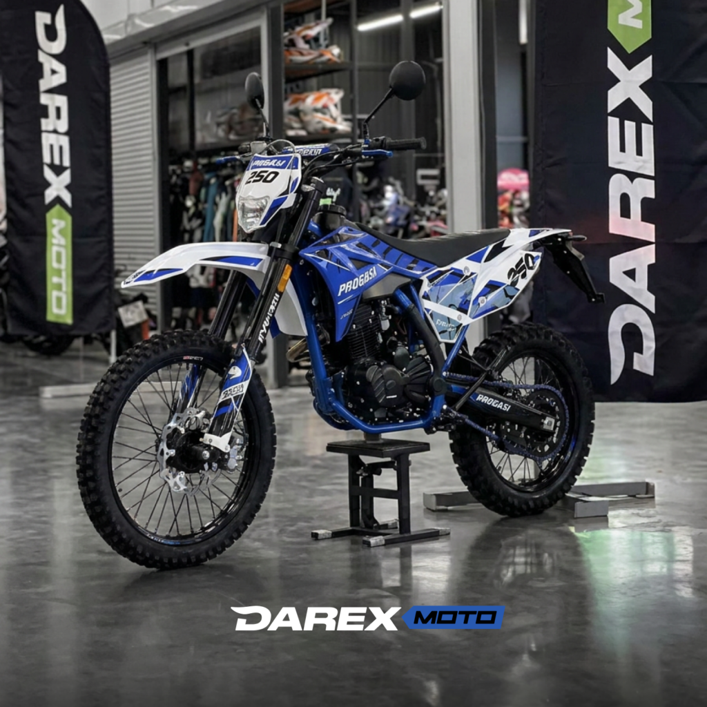 Мотоцикл эндуро PROGASI Super Max 250 RR (Blue) с ПТС