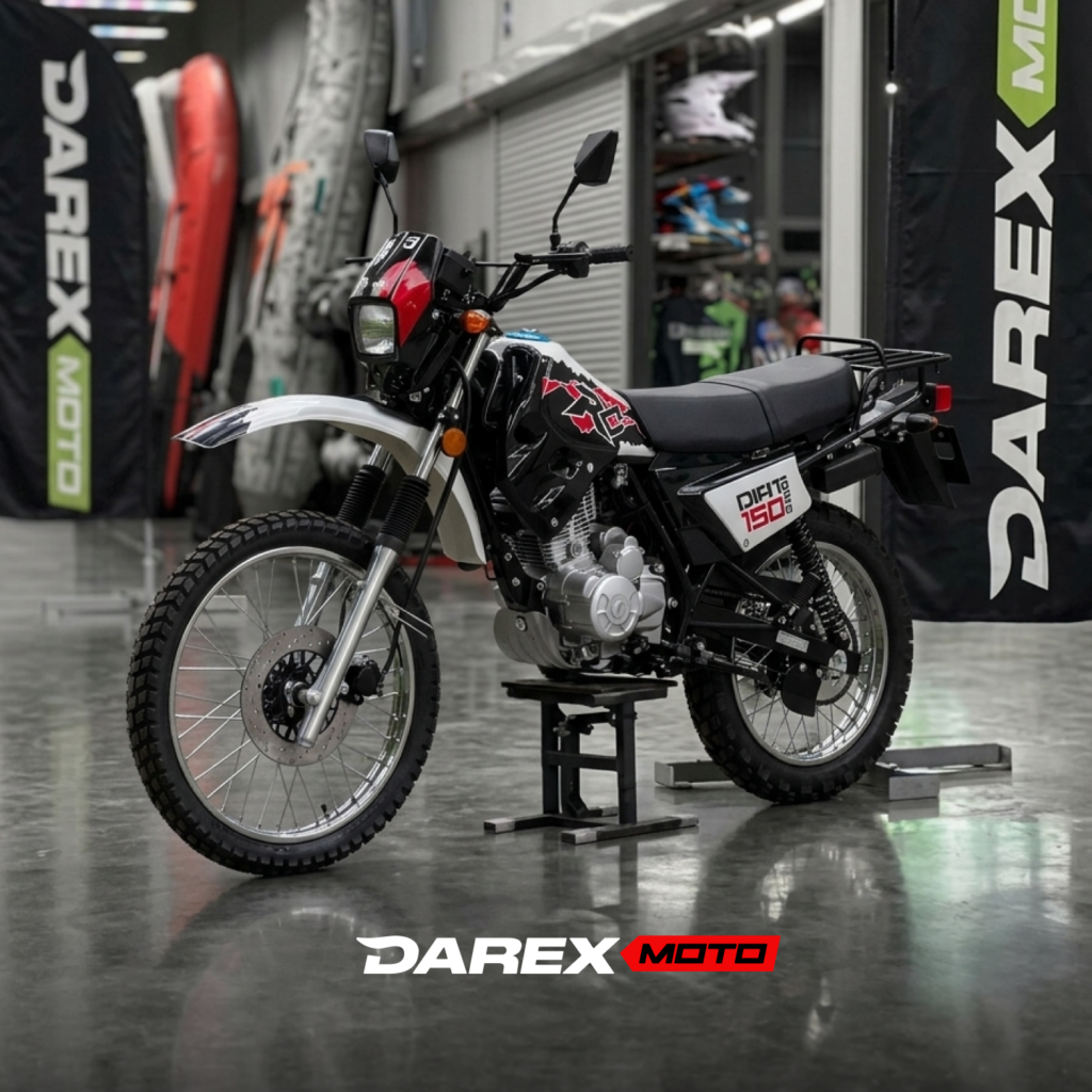 Мотоцикл эндуро Racer RC150-23X Enduro L150 красный