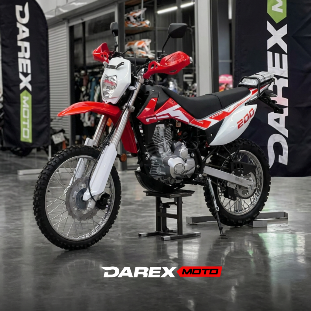 Мотоцикл эндуро Racer RC200GY-C2 Enduro красный с ПТС