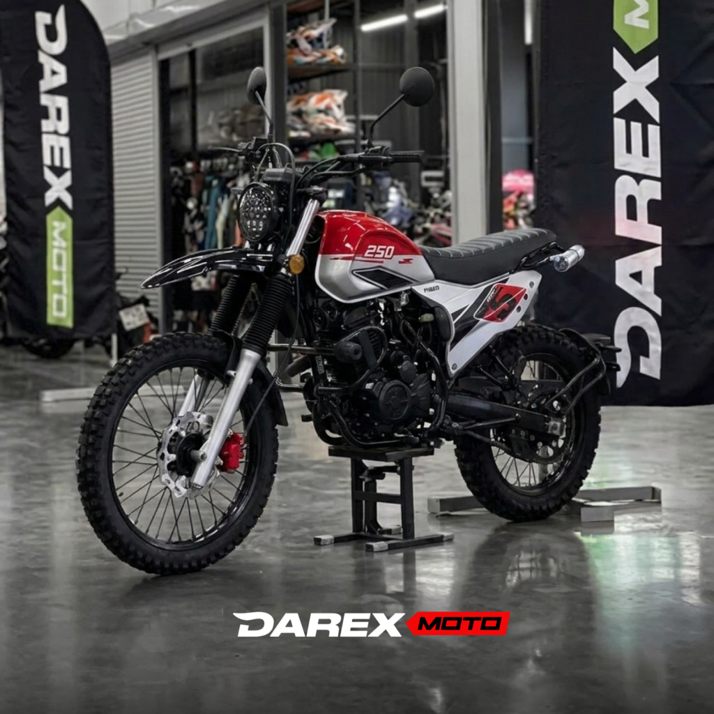 Мотоцикл кроссовый FUEGO Rambolor 250 (красный) с ПТС