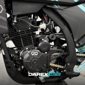 Мотоцикл кроссовый OXO RAGE PR300 (черный/голубой)  от официального дилера Darexmoto