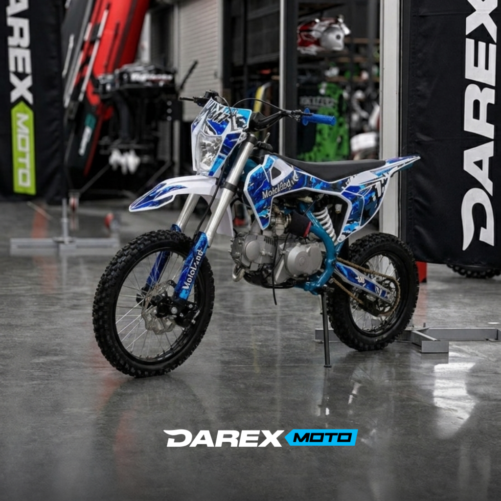 Питбайк Motoland TCX125 E 17/14 синий