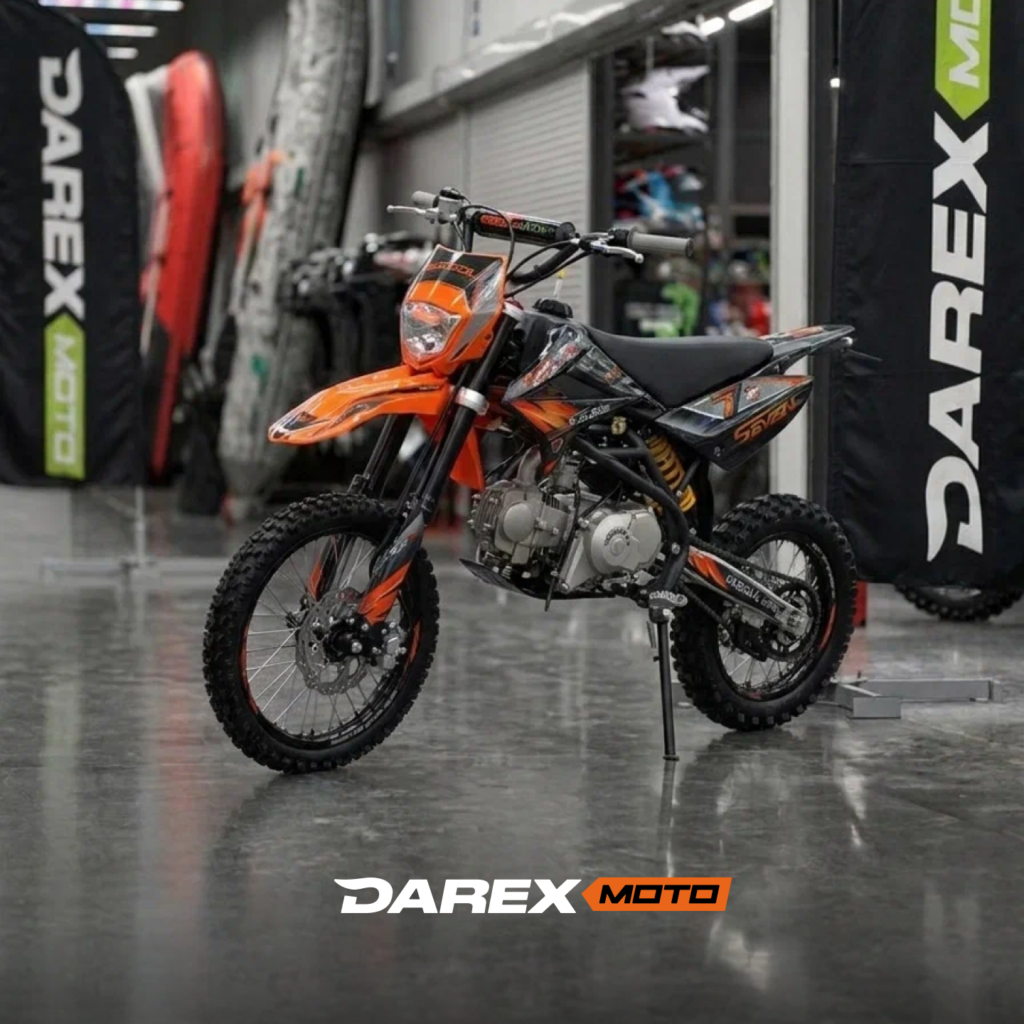 Питбайк Regulmoto SEVEN MEDALIST PRO 17/14 (Черный/ оранжевый, , 201489-1)
