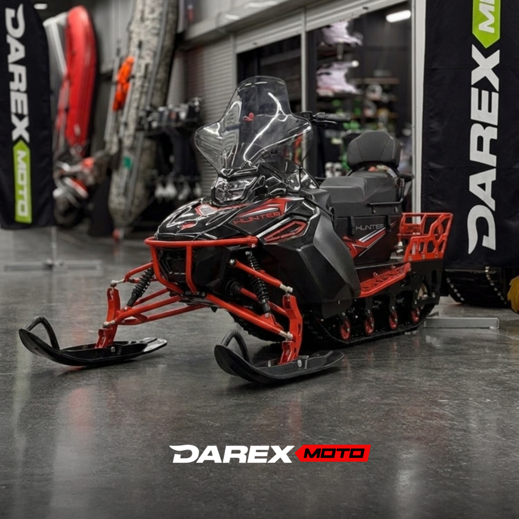 Снегоход IKUDZO HUNTER 400LK 15 V2 черный/красный