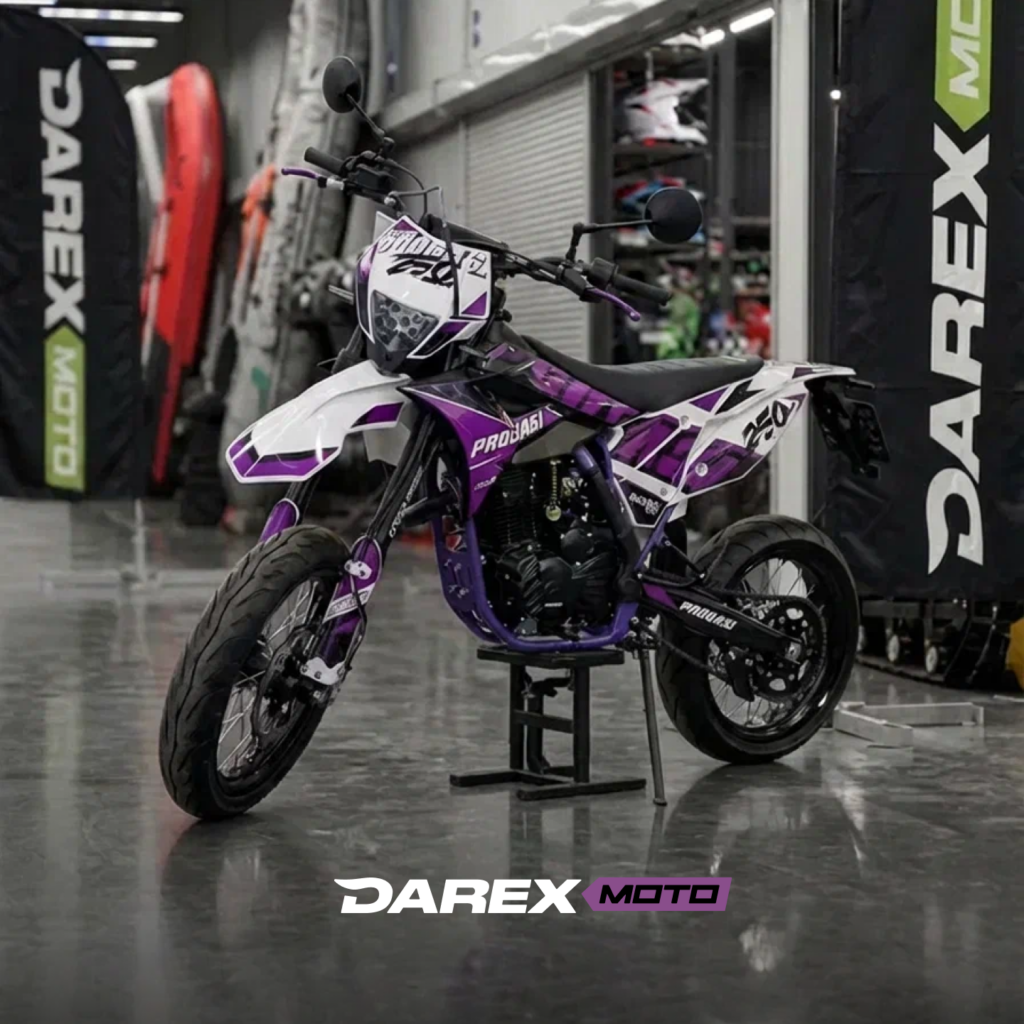 Мотоцикл эндуро PROGASI Super Max 250 SM (Purple) с ПТС
