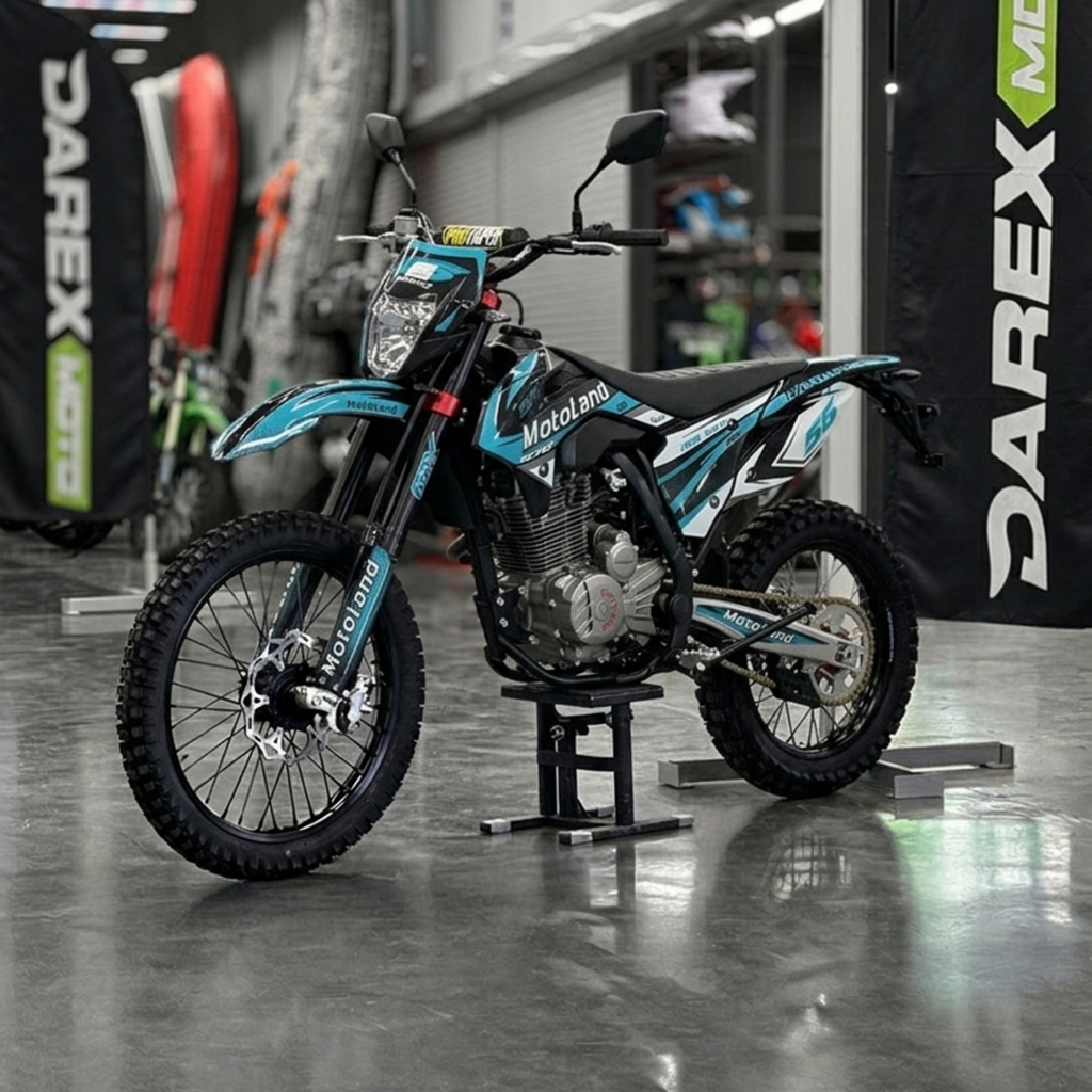Мотоцикл кроссовый Motoland CRF 250 (172FMM) синий