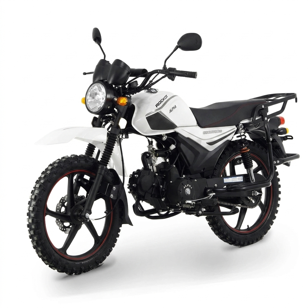 Мопед ROCKOT ALPHA OFFROAD (белый глянцевый)