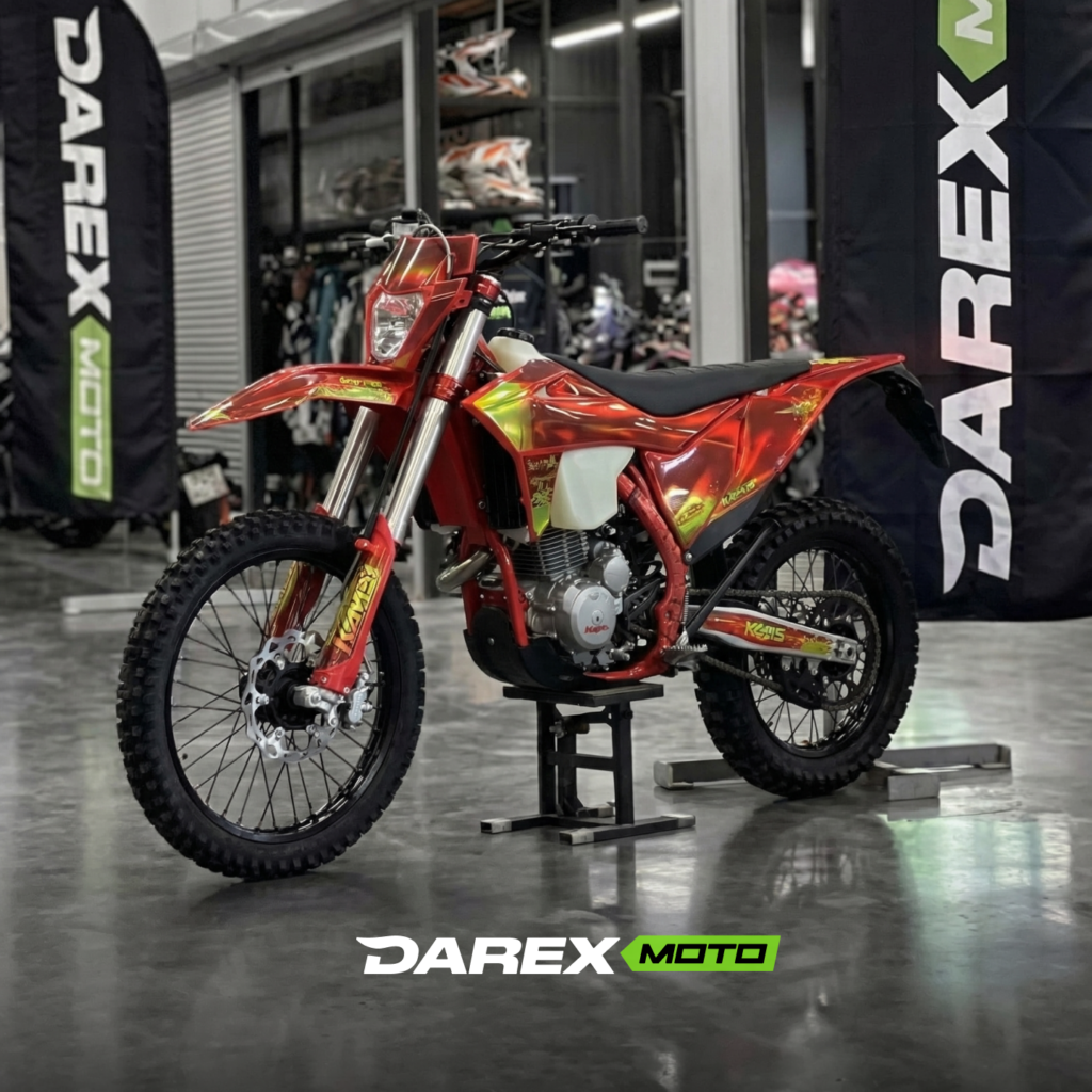 Мотоцикл эндуро KEWS K15 YB250F красный