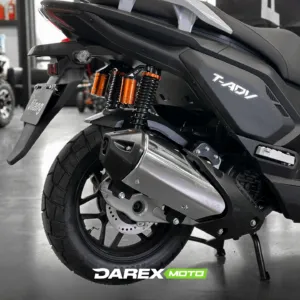 Скутер Jilang ADV2 180 (49cc) EFI (2025, инжектор) (черный)  от официального дилера Darexmoto