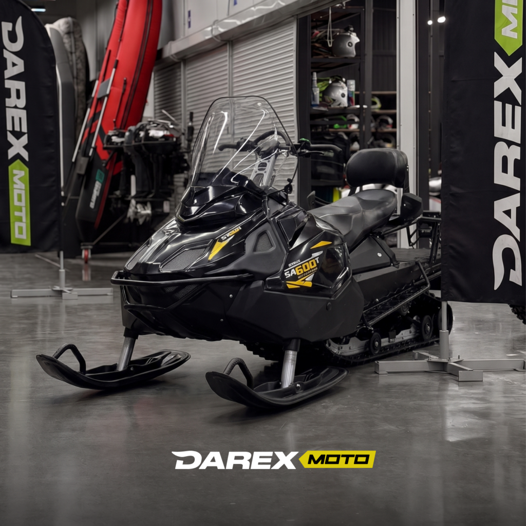 Снегоход STELS SA600T (L LUX) АТАМАН 1.0 К03 Tech (черный)